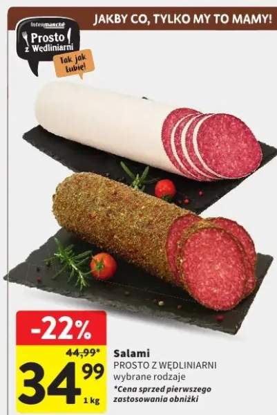Salami Prosto z Wędliniarni wybrane rodzaje