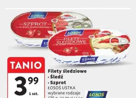 Filety śledziowe Łosoś Ustka wybrane rodzaje