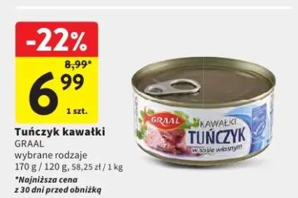 Tuńczyk kawałki Graal wybrane rodzaje