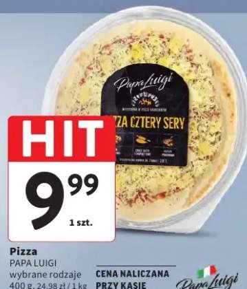 Pizza Papa Luigi cztery sery