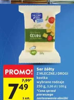 Ser żółty Gouda w kostce Z Mlecznej Drogi