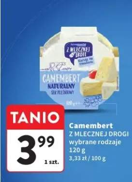 Camembert naturalny Z Mlecznej Drogi