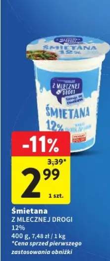 Śmietana 12% Z Mlecznej Drogi