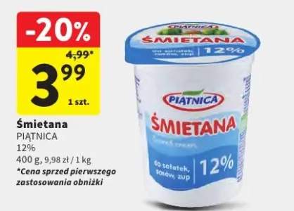 Śmietana Piątnica 12%