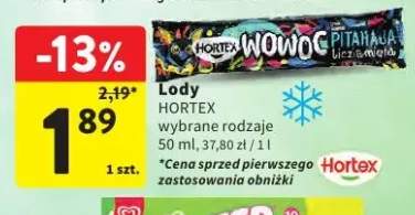 Lody Hortex wybrane rodzaje