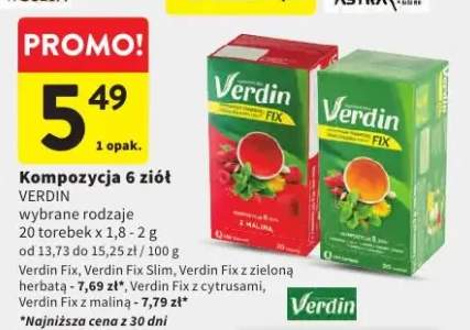 Kompozycja 6 ziół Verdin Fix