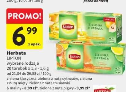 Herbata Lipton zielona klasyczna