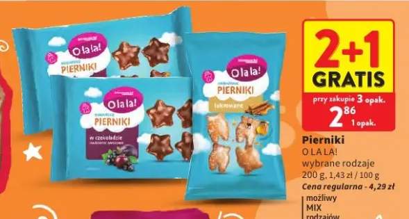 Pierniki O La La! wybrane rodzaje
