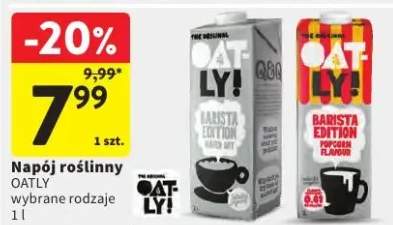 Napój roślinny Oatly wybrane rodzaje