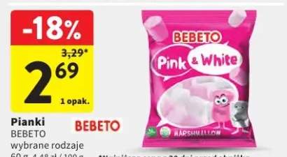 Pianki Bebeto Pink & White wybrane rodzaje