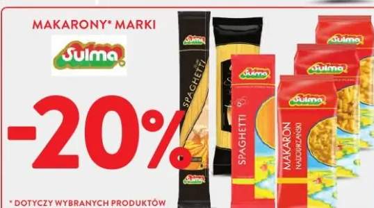 Makaron Sulma wybrane rodzaje