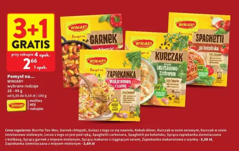 Pomysł na Zapiekankę makaronową z szynką Winiary