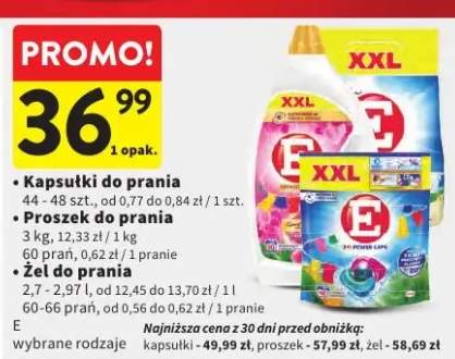 Żel do prania E XXL