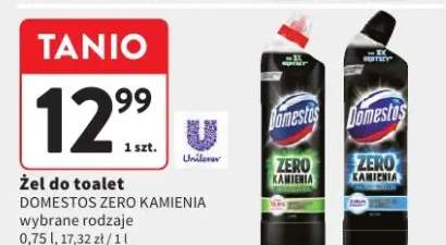 Żel do toalet Domestos Zero Kamienia