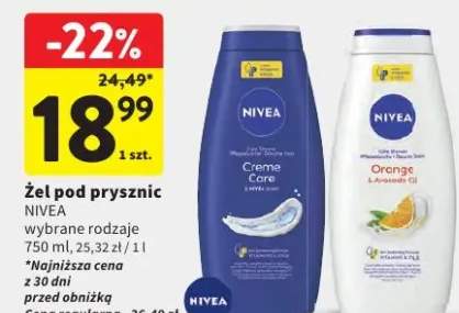 Żel pod prysznic Nivea