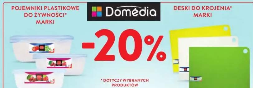 Pojemniki plastikowe do żywności Domedia