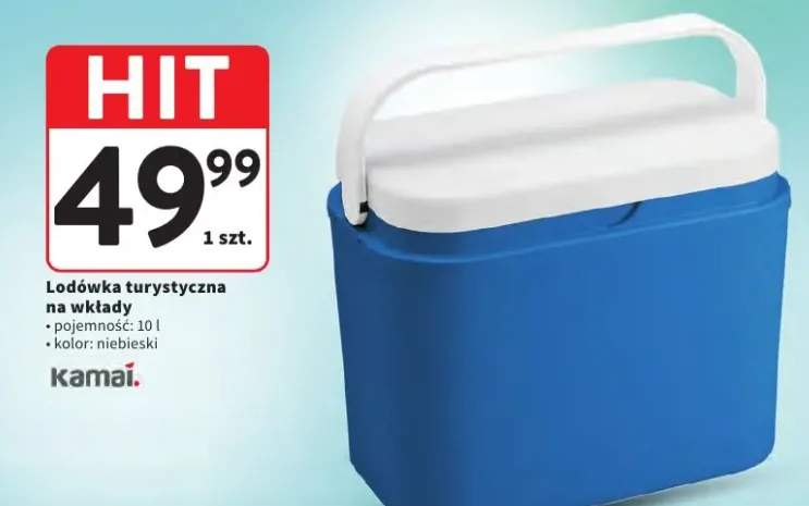 Lodówka turystyczna na wkłady Kamai.