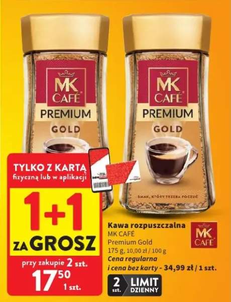 Kawa rozpuszczalna MK Café Premium Gold