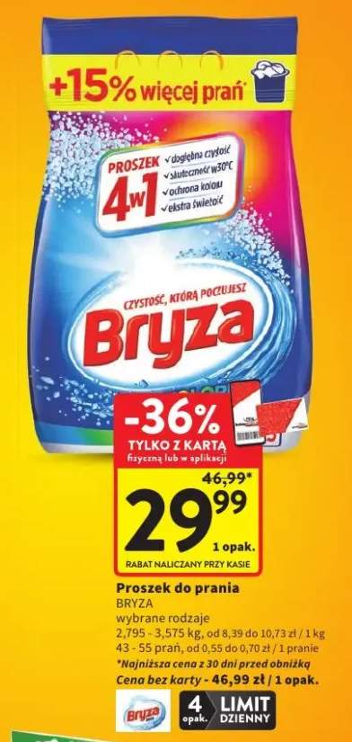 Proszek do prania Bryza 4w1