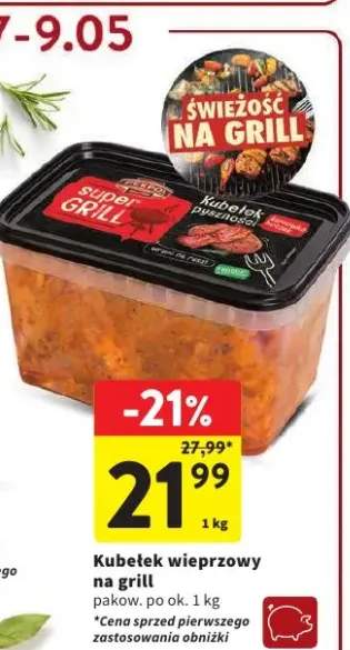 Kubełek wieprzowy na grill Super Grill