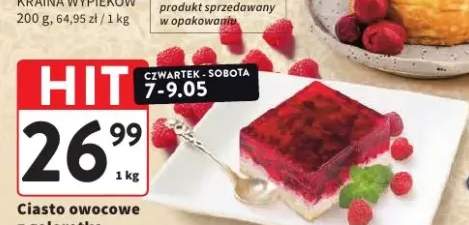 Ciasto owocowe z galaretką