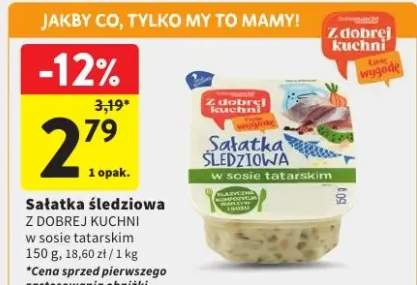 Sałatka śledziowa Z Dobrej Kuchni w sosie tatarskim