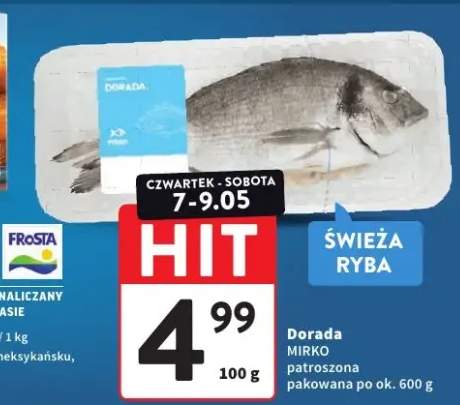 Dorada Mirko patroszona pakowana