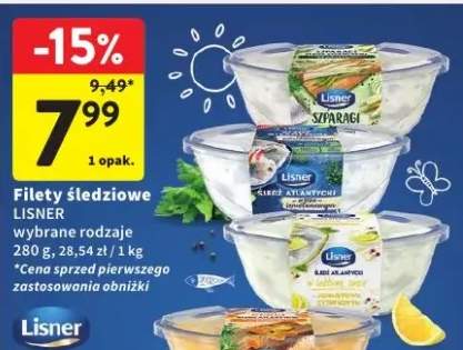 Filety śledziowe Lisner