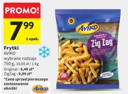 Frytki Aviko ZigZag