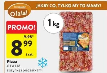 Pizza O La La! z szynką i pieczarkami
