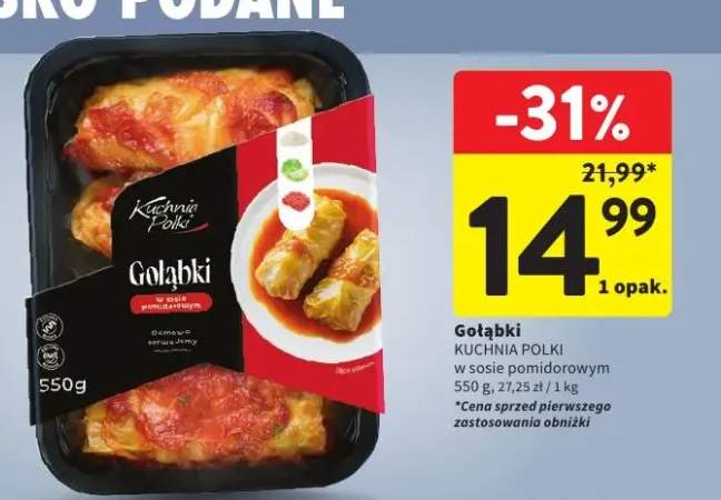 Gołąbki Kuchnia Polki w sosie pomidorowym