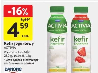 Kefir jogurtowy Activia truskawkowy