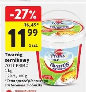 Twaróg sernikowy Zott Primo