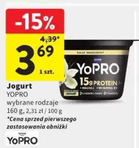 Jogurt YoPro smak waniliowy