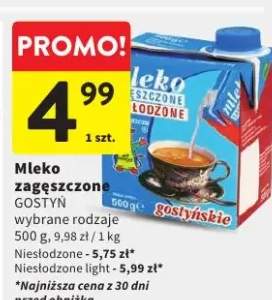 Mleko zagęszczone niesłodzone Gostyń