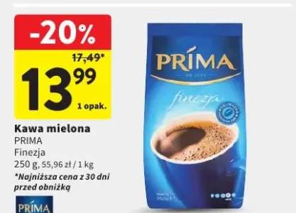 Kawa mielona Prima Finezja