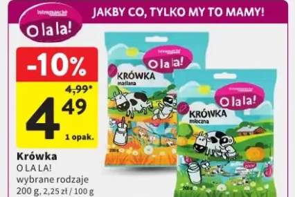 Krówka O La La! mleczna wybrane rodzaje