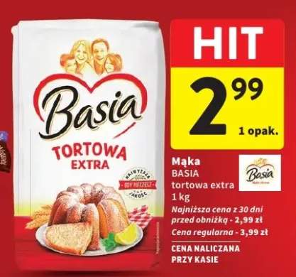 Mąka Basia tortowa extra