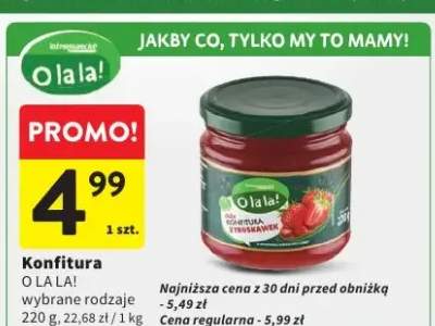 Konfitura O La La! wybrane rodzaje