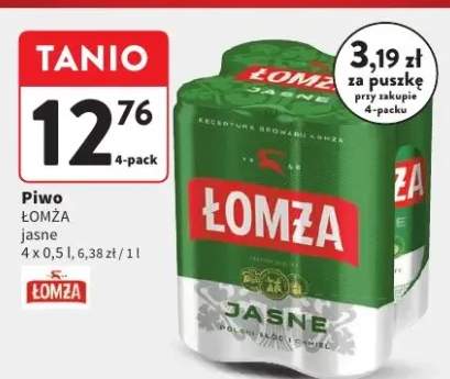 Piwo Łomża jasne 4-pack