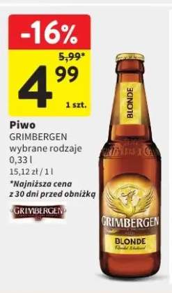 Piwo Grimbergen wybrane rodzaje