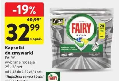 Kapsułki do zmywarki Fairy Platinum