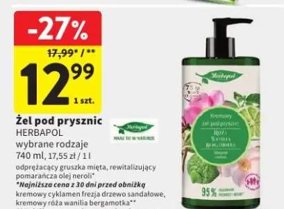Żel pod prysznic Herbapol