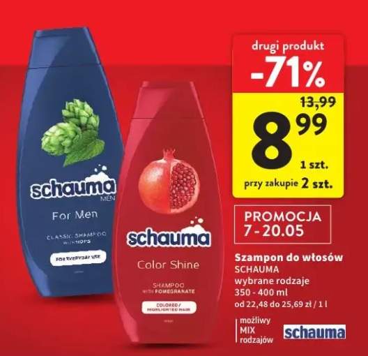 Szampon do włosów Schauma Color Shine