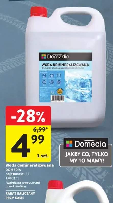 Woda demineralizowana Domedia