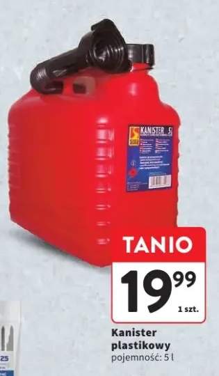 Kanister plastikowy 5l