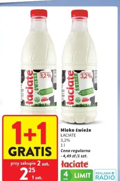 Mleko świeże Łaciate 3,2%
