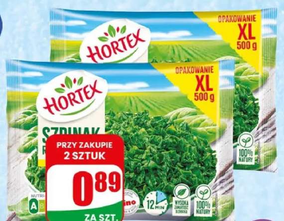 szpinak mrożony