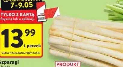 Szparagi białe polskie pęczek