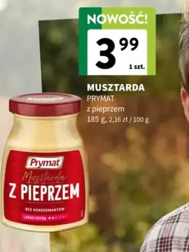 Musztarda Prymat z pieprzem